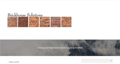 Desktop Screenshot of brickhousesolutions.com